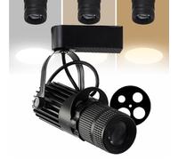 HTDRE Luce da palco LED Pinspot da 10W/15W/20W - Faretto con Zoom Regolabile per teatro, KTV, Bar, Ristorante e caffetteria - Luminosità 6000K per un'illuminazione di Sfondo Perfetta