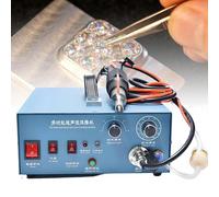 HTDRE Macchina per l'applicazione di Strass a Caldo, pressa per Strass da 500 W con Controllo del Tempo e Pompa ad Aria, Non necessita di Colla per Decorazioni Fai-da-Te su Tessuti e lavori creativi.