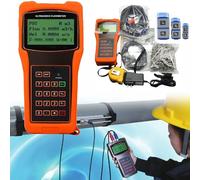 HTDRE Misuratore di Portata a ultrasuoni Portatile Portatile con Pinza e sensori per Acqua di Mare, Alcol, acque reflue industriali