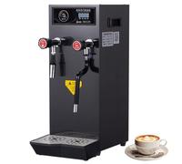 HTDRE Montalatte Elettrico Professionale da 3000 W, 12 Litri, Completamente Automatico, con Display, Ideale per Cappuccino, Latte Macchiato, Cioccolata Calda e caffè.