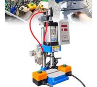 HTDRE Pressa pneumatica da 200 kg e 300 kg, pressa pneumatica da banco, Pressione di Lavoro da 0,4 a 0,8 MPa con Display e Controller.