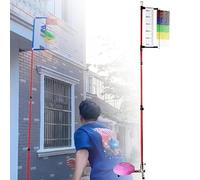 HTDRE Tester di Salto Verticale - Strumento di misurazione con Base Stabile da 3,9 a 11,5 Piedi per l'allenamento del Salto in Alto - Ideale per Migliorare Le Prestazioni nel Basket e nel Badminton