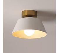 HTERWQEA Aisle Lamp Mini Ceiling Lamp Fixture Nordic Simple Semi Flush Mount Ceiling Light E26 Corridor Lighting Fixtures Balcony Bay Window Close-to-Ceiling Lights Cloakroom Entrance