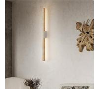 HTERWQEA Applique da Comodino da 34,2 Pollici, Moderne lampade da Parete lineari in travertino Giallo, luci da Parete a LED for corridoio, Soggiorno, Scale