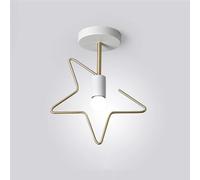 HTERWQEA Modern Nordic Geometric Ceiling Light Minimalist Semi Flush Mount E26 Close to Ceiling Lamp for Hallway Kitchen Bedroom Foyer Lighting