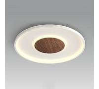 HTERWQEA Nordic LED Ceiling Light 34W Round Semi Flush Mount Chandelier Minimalist Close to Ceiling Lamp for Bedroom Living Room Kitchen Dining Room