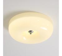 HTERWQEA Nordic LED Glass Flush Mount Ceiling Light Small Chandelier Round Ceiling Lamp 3 Color Mode Close to Ceiling Lights for Kitchen Dining Room Bedroom Entryway