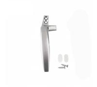 HTGAOO Maniglie for finestre in lega di alluminio con 7 lettere, maniglia interna for finestra, piatta for porta scorrevole a battente in legno (sinistra)(Left)