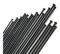 HTGAOO Raggi for mountain bike, 36 pezzi, raggi for bicicletta in acciaio inossidabile 14G, raggi a testa dritta da 2,0 mm for MTB e bici da strada(252mm)