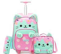HTgroce Zainetti per bambini Trolley per Zaino Scuola Ritorno a Scuola Gatta