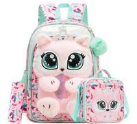 HTgroce Zaino Bambina Scuola Elementare, Zainetti per Bambini Zaino Elementari Bimba Zaini Adatto a Ragazze per Andare a Scuola e Viaggiare.