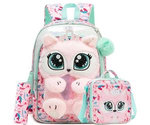 HTgroce Zaino Bambina Scuola Elementare, Zainetti per Bambini Zaino Elementari Bimba Zaini Adatto a Ragazze per Andare a Scuola e Viaggiare.