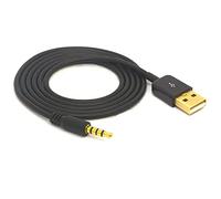 HTGuoji - Cavo adattatore da 3,5 mm a USB 3,5 maschio a USB maschio per ricarica e dati AUX, lettori MP3, MP4, cuffie, registratore vocale