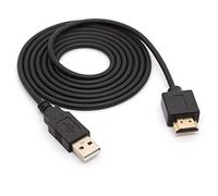 HTGuoji Cavo adattatore da USB a HDMI, convertitore di ricarica da USB 2.0 tipo A maschio a HDMI maschio (solo per la ricarica) (1,5 metri)