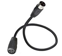HTGuoji Cavo adattatore MIDI a 3 pin DIN maschio a femmina per Bang, Olufsen B&O, BeoLab, Powerlink mk2 (0,5 metri)