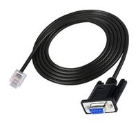 HTGuoji Cavo di controllo seriale di rete LAN DB9 a RJ11 RJ12 6P4C per servomotore passo-passo Leadshine DM432C DM442 DM556 DM856 3DM683 AM882 DM1182 2 metri/6 piedi (6P4C)