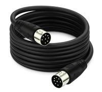 HTGuoji Cavo di prolunga audio per altoparlanti DIN da maschio a maschio a | Cavo di prolunga Midi a 8 pin per Bang & Olufsen B&O BeoLab PowerLink MK2, Peavey Sanpera Pedal e Monster Clarity HD Model