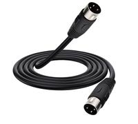 HTGuoji Cavo DIN a 3 pin, spina DIN a spina per altoparlante, cavo audio per Bang...Olufsen B&O BeoLab PowerLink MK2, Peavey Sanpera pedale e Monster Clarity HD modello One (1 metro)