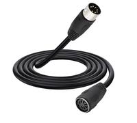 HTGuoji Cavo DIN a 7 pin, DIN 7 pin, maschio a femmina, interfaccia controller professionale, cavo audio per sistemi Bang & Olufsen, Naim, Quad Stereo Systeme (1 metro)