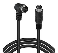 HTGuoji Cavo S-Video DIN 9 pin maschio 90 gradi a maschio cavo di prolunga per proiettore, videoregistratore, ricevitore DVD, videocamere (3 metri)