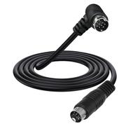 HTGuoji Cavo S-Video DIN 9 pin maschio 90 gradi a maschio cavo di prolunga per proiettore, videoregistratore, ricevitore DVD, videocamere (1,5 metri)