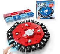 HTGWCG Gioco di Parole Giochi da Tavolo per Famiglia per Bambini e Adulti, Gioco di 24 Lettere, Giochi di Puzzle Divertenti e Veloci per Ragazzi e Ragazze, Timer di Visualizzazione, 2 Modalità, 220