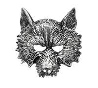 HTGWCG Maschera Lupo, Maschera Terrore Paura per Halloween, Wolf Mask,Maschera per Adulto Bambini Halloween