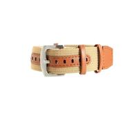 HTHRRFE Cinturini in nylon traspiranti compatibili con Rolex Seiko Hamilton Omega Khaki Field Retro cinturino impermeabile Sweatroof 20 22mm(Khaki-Steel,22mm)