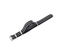 HTHRRFE Cinturini originali in nylon elastico for immersione retrò blu scuro nero rosso compatibili con il cinturino for orologio Seiko Universal Men con fibbia nera argentata(Black Gray-Steel,20mm)