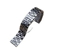 HTHRRFE Cinturino for orologio Cinturino da polso Bracciale in acciaio inossidabile argento Cinturini a maglie solide Compatibile con Rolex Compatibile con Seiko Mido Men Lady Polish 18mm 20mm 22mm(23