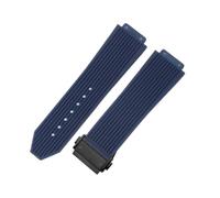 HTHRRFE Cinturino for orologio in silicone con interfaccia convessa compatibile con cinturino for orologio in gomma Yuqi Big Bang Classic Fusion Series 26 * 19mm 26 * 17mm da polso(Blue-Black-Z2)