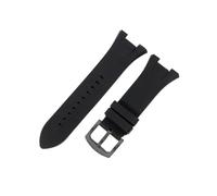 HTHRRFE Cinturino for orologio in silicone durevole e sicuro con interfaccia concava rosso arancione compatibile con cinturini impermeabili da 31 mm Armani Ax1803/1802/1050(Black-Black-K2)