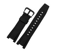 HTHRRFE Cinturino in pelle compatibile con CASIO GST-S100g / S110 / S130l / W100G / W110 / 210B / 400G / 410 / B100 / W300 Accessori da polso 26x14mm(Black Leather,26x14 Black Buckle)