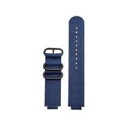 HTHRRFE Compatibile con Casio GBA-800-1A GBA-800-7A GBA-800 GMA-B800 GA-800 GBD-800 GA110 Cinturino for orologio in tela di nylon da uomo cinturino sportivo 16mm(Blue black)