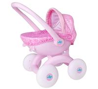 HTI Dream Creations - Carrozzina 4 in 1 My First con 4 modalità intercambiabili per Bambole, Carrozzina per Bambole, Lettino da Viaggio, Giocattoli per Bambini e Bambine dai 18 Mesi in su