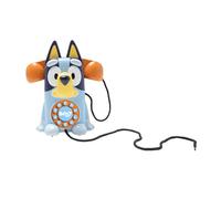 HTI Set da gioco telefono Bluey | Giocattolo elettronico retrò blu realistico per telefono | Telefono giocattolo interattivo per bambini | Telefono Comunicazione Educativa e Matematica | Giocattolo Bl
