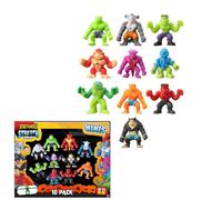 HTI Stretcherz Mini Stretch Squad Confezione da 10 giocattoli Fidget | Giocattolo squishy calmante e antistress, antiansia e calmante | Set da gioco sensoriale | Riempitrici per sacchetti da festa per