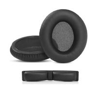 HTINDUSTRY Cuscinetti e Archetto di Ricambio Compatibili con KRK KNS 6400 KNS 8400 Cuffie Cuscinetti con Pelle di Proteina più Morbida/Schiacciamento in Memory Foam
