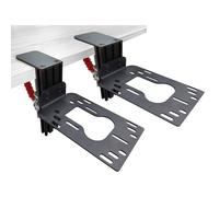 HTLAKIKJ Hotas - Set di 2 supporti da scrivania per comandi simulatore di | Compatibile con Thrustmaster Sol R2/R1/R4, Hotas 4/X/One/Stick X/T-16000M Flight Throttle e Joystick Flight SIM Holder