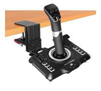 HTLAKIKJ Supporto da tavolo per joystick Flight Sim compatibile con joystick Logitech Extreme 3D Pro e Turtle Beach VelocityOne Flightstick per Xbox e supporto in metallo resistente a Windows