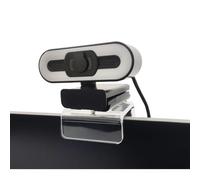 HTLAKIKJ Supporto per webcam per monitor, compatibile con Logitech e altre webcam con filettatura da 1/4", supporto acrilico trasparente su monitor o laptop, schermo non incluso, supporto