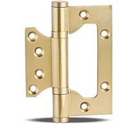 HTLCDZ 1 pz 100mm Cerniere a Testa in Ottone for Porte Interne, Cerniera for Porta in Legno con Viti (Oro)(Gold)