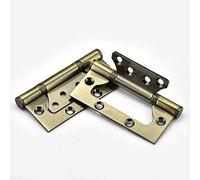 HTLCDZ 2 Pezzi 100 * 74 mm Cuscinetti a Sfera in Acciaio Inox Satinato Cerniere for Porte, Cerniere for Porte tagliafuoco, for mobili for Porte e finestre di casa (Rosa)(Gold)