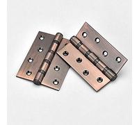 HTLCDZ 2 Pezzi 100mm Cerniere Cerniera Porta in Acciaio Inox for Porte Pesanti Accessori for mobili Accessori for Porte, Ideale for Porte Interne ed Esterne(Pink)