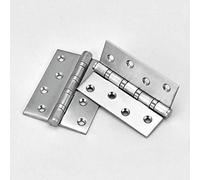 HTLCDZ 2 Pezzi 100mm Cerniere Cerniera Porta in Acciaio Inox for Porte Pesanti Accessori for mobili Accessori for Porte, Ideale for Porte Interne ed Esterne(Brass)