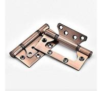 HTLCDZ 2 Pezzi Cerniera Porta Cerniera Cuscinetto a Sfera in Acciaio Inox 100 * 74 mm for mobili for Porte e finestre di casa con Viti (Nero)(Pink)