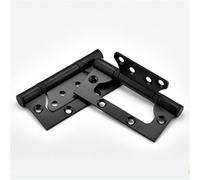 HTLCDZ 2 Pezzi Cerniere a Testa in Acciaio Inossidabile 100 * 74 mm for Porte Interne, Cerniera for Porta in Legno con Viti (Oro)(Gold)