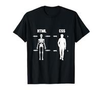 HTML CSS Programmatore Programmazione Computer PC IT Regalo Maglietta