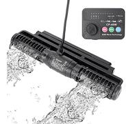 HTONVK Pompa a Onde di Circolazione Silenziosa, Pompa a Flusso Incrociato per Il Controllo dell'Acquario con 3 Potenze Opzionali, Pompa di Circolazione per Piscina con Stagno per Acquario 55w