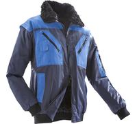 HTR Giacca da pilota navy/royal XXL